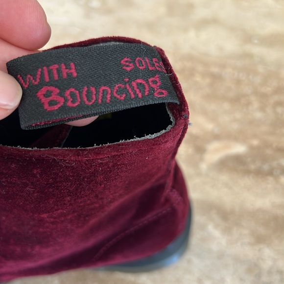 PAGE CHERRY RED VELVET BOOT. NWOT - Picture 5 of 11